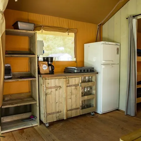 Safari Tent At Camping Val D'or Tente de luxe Enscherange
